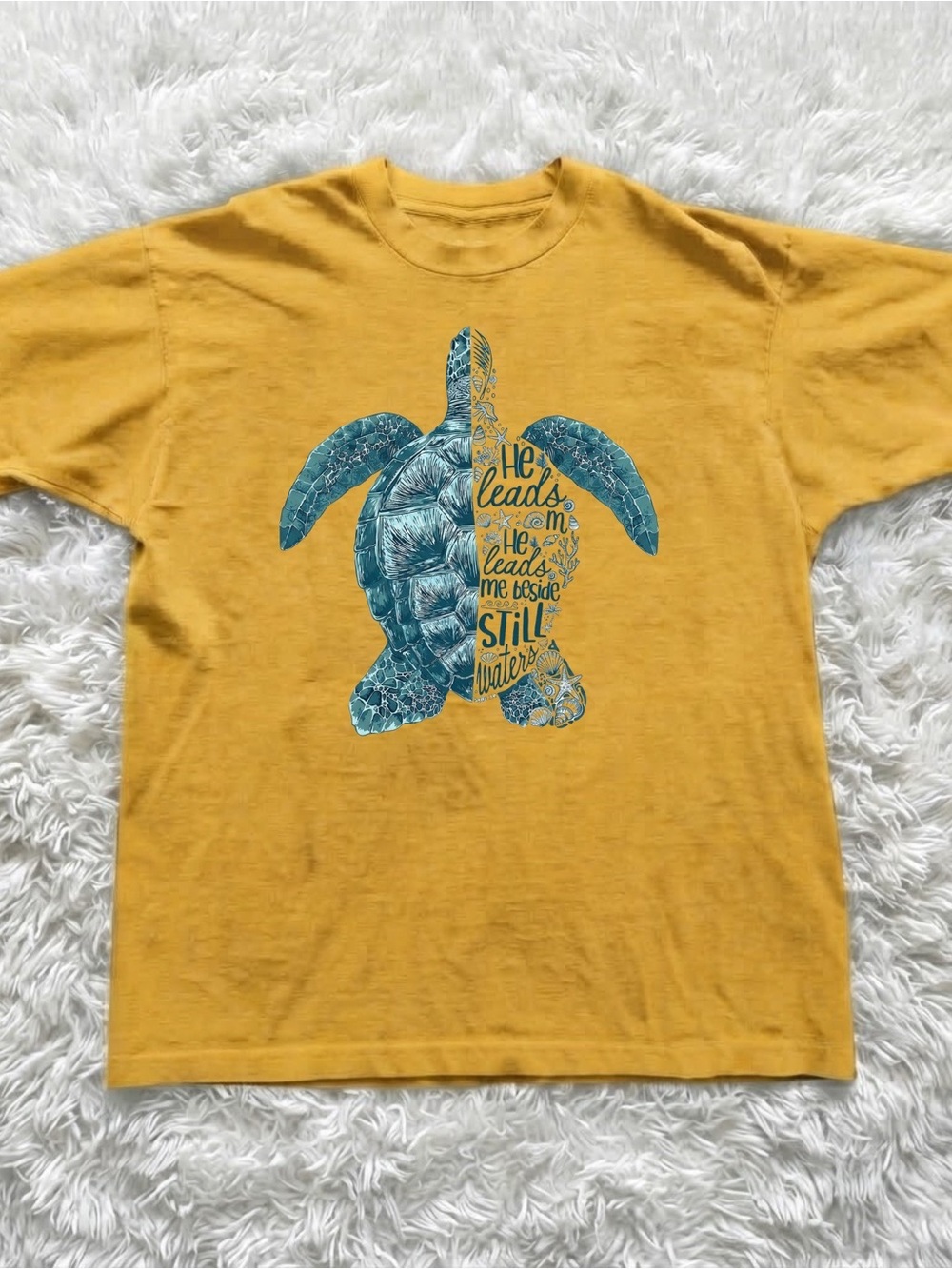 Gildan Still Waters Turtle Graphic Tee